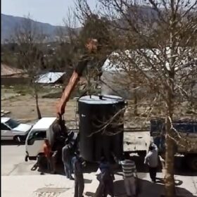 : تولید مخازن دخیره GRV پساب اسید