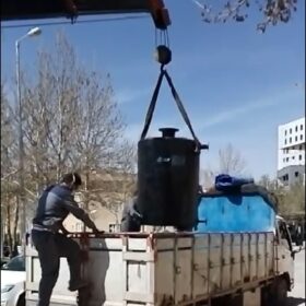 : تولید مخازن دخیره GRV پساب اسید