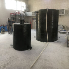 تولید مخازن دخیره GRV پساب اسید