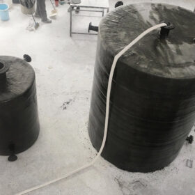 تولید مخازن دخیره GRV پساب اسید